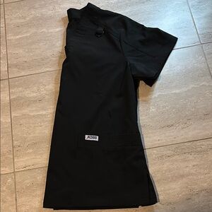 Black Mobb Scrub Top. message with offers!